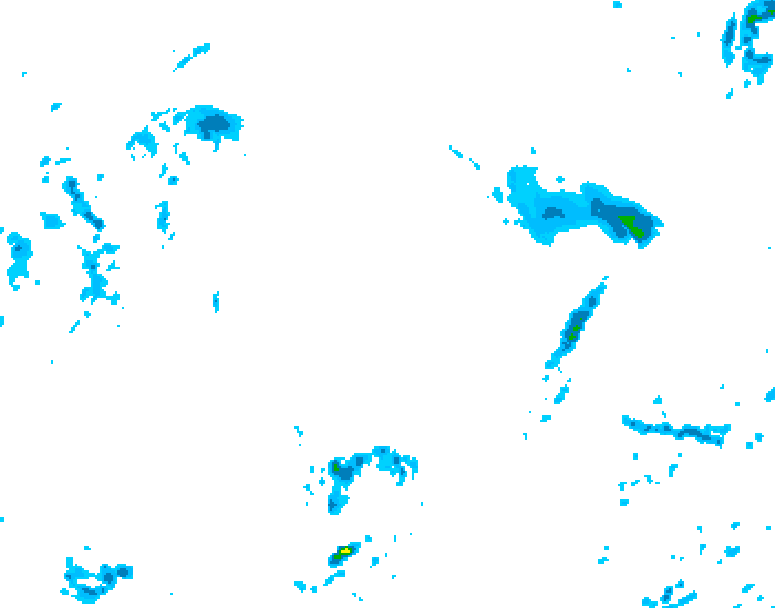 GDPS precipitation 024 hour forecast chart for Canada based on 2025/09/17 1200Z data
