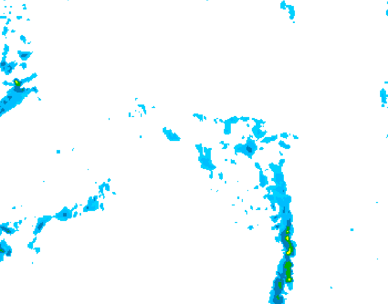 GDPS precipitation 216 hour forecast chart for Canada based on 2025/10/11 0000Z data