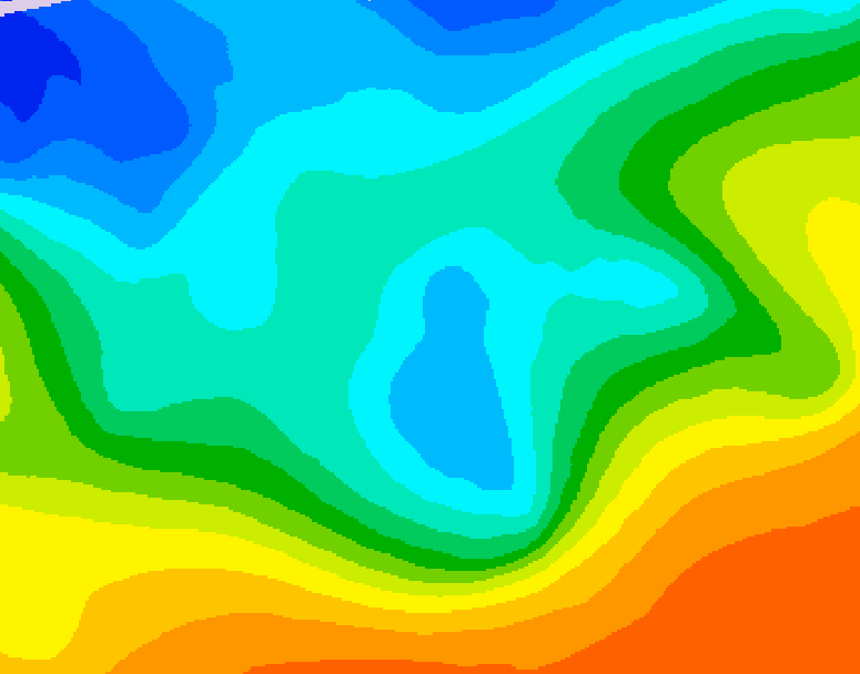 GDPS 500 millibar geopotential height 210 hour forecast chart for Canada based on 2025/10/13 0000Z data