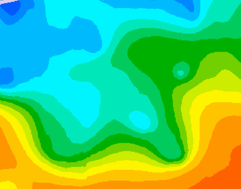 GDPS 500 millibar geopotential height 168 hour forecast chart for Canada based on 2025/10/13 1200Z data