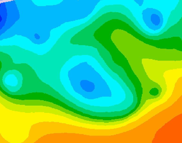 GDPS 500 millibar geopotential height 168 hour forecast chart for Canada based on 2025/10/14 1200Z data