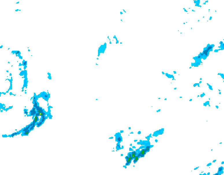 GDPS precipitation 228 hour forecast chart for Canada based on 2025/10/14 1200Z data