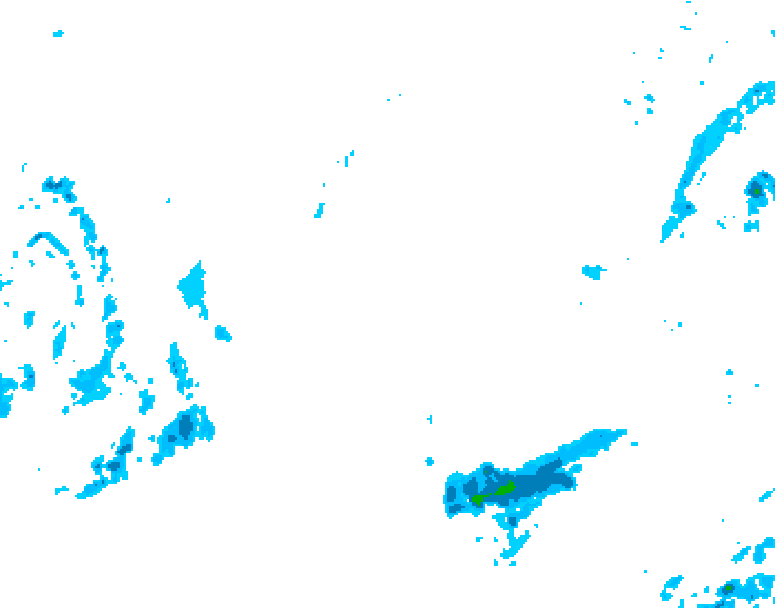 GDPS precipitation 240 hour forecast chart for Canada based on 2025/10/14 1200Z data