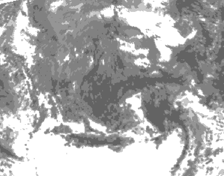 GDPS total cloud 156 hour forecast chart for Canada based on 2025/10/14 0000Z data