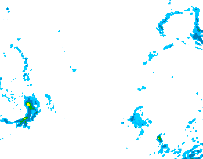 GDPS precipitation 240 hour forecast chart for Canada based on 2025/10/15 0000Z data