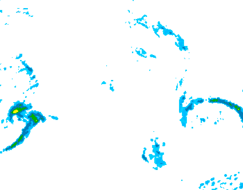GDPS precipitation 216 hour forecast chart for Canada based on 2025/10/15 1200Z data