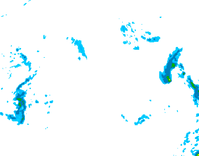GDPS precipitation 240 hour forecast chart for Canada based on 2025/10/16 0000Z data