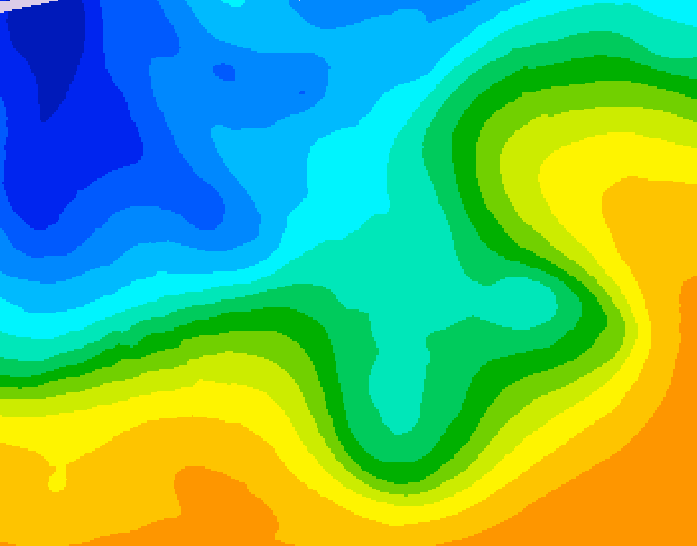 GDPS 500 millibar geopotential height 168 hour forecast chart for Canada based on 2025/10/17 0000Z data