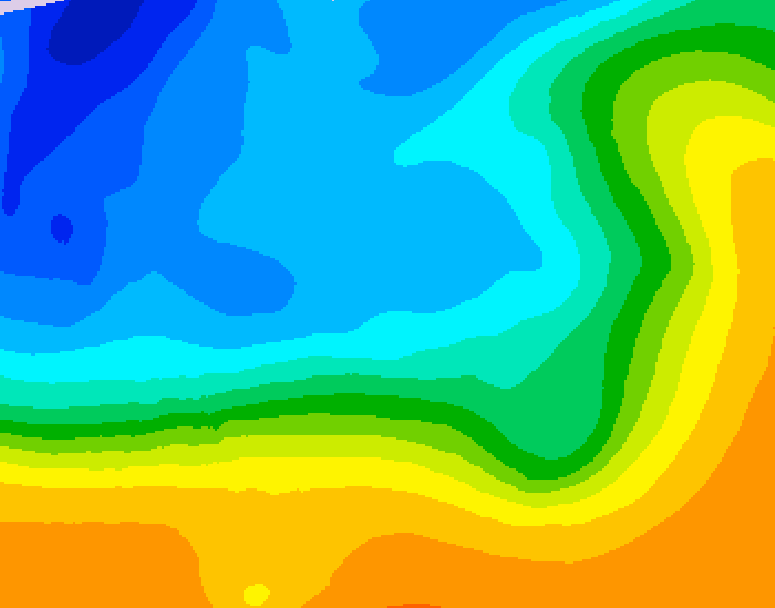 GDPS 500 millibar geopotential height 168 hour forecast chart for Canada based on 2025/10/17 1200Z data