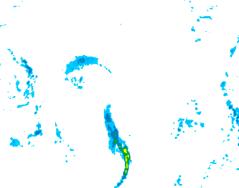 GDPS precipitation 240 hour forecast chart for Canada based on 2025/10/18 0000Z data