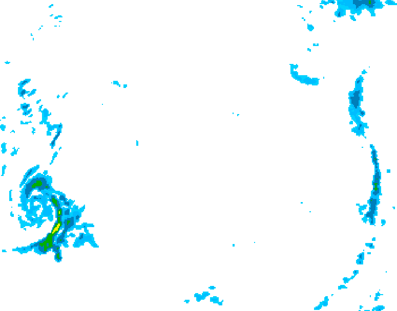 GDPS precipitation 168 hour forecast chart for Canada based on 2025/10/18 1200Z data