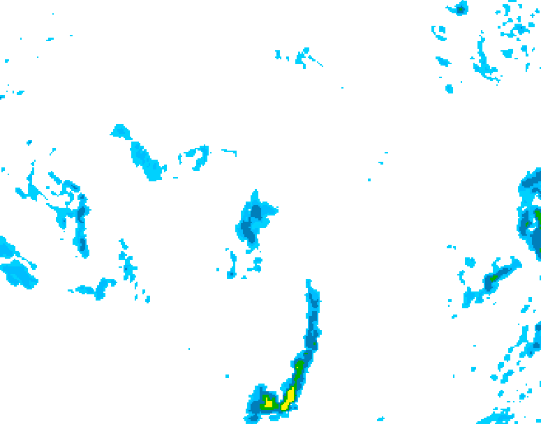 GDPS precipitation 240 hour forecast chart for Canada based on 2025/10/18 1200Z data