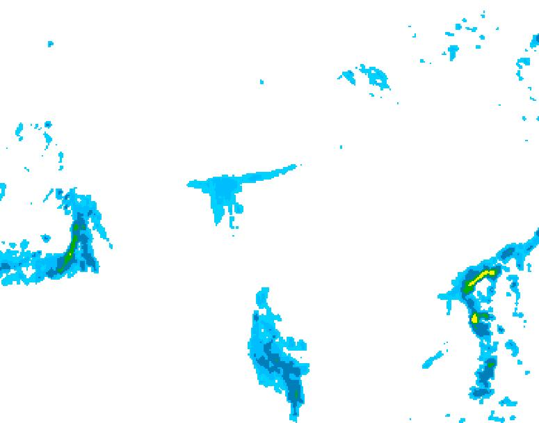 GDPS precipitation 240 hour forecast chart for Canada based on 2025/10/19 0000Z data