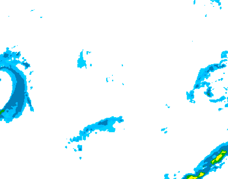 GDPS precipitation 240 hour forecast chart for Canada based on 2025/10/20 0000Z data