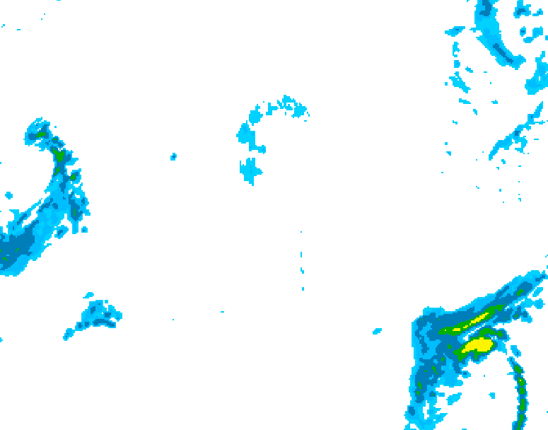 GDPS precipitation 240 hour forecast chart for Canada based on 2025/10/20 1200Z data