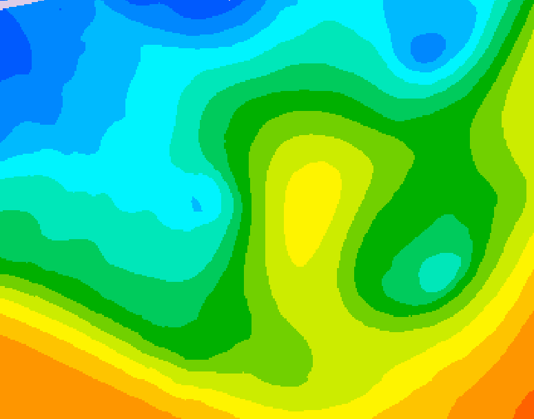 GDPS 500 millibar geopotential height 168 hour forecast chart for Canada based on 2025/10/21 1200Z data