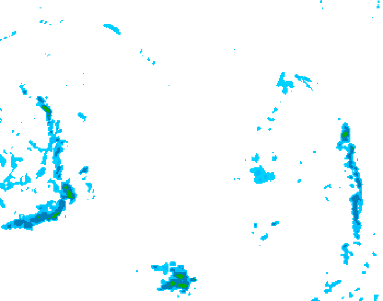 GDPS precipitation 084 hour forecast chart for Canada based on 2025/10/21 0000Z data