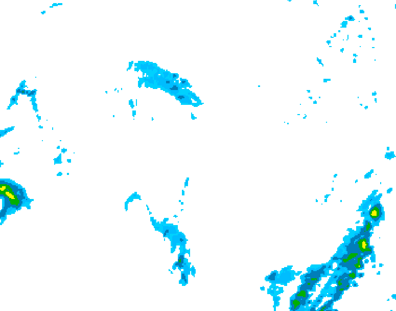 GDPS precipitation 192 hour forecast chart for Canada based on 2025/10/21 0000Z data