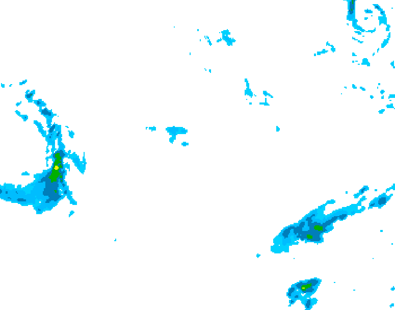 GDPS precipitation 240 hour forecast chart for Canada based on 2025/10/21 0000Z data