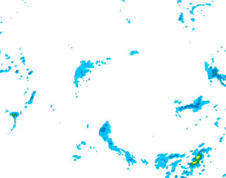 GDPS precipitation 168 hour forecast chart for Canada based on 2025/10/21 1200Z data