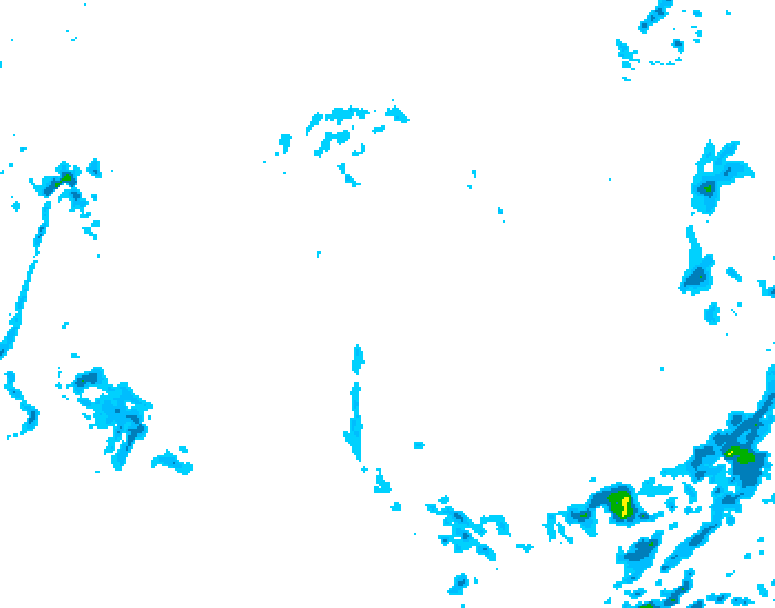 GDPS precipitation 192 hour forecast chart for Canada based on 2025/10/21 1200Z data