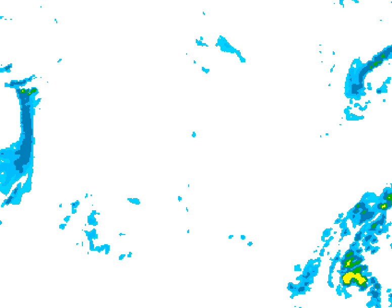 GDPS precipitation 216 hour forecast chart for Canada based on 2025/10/21 1200Z data