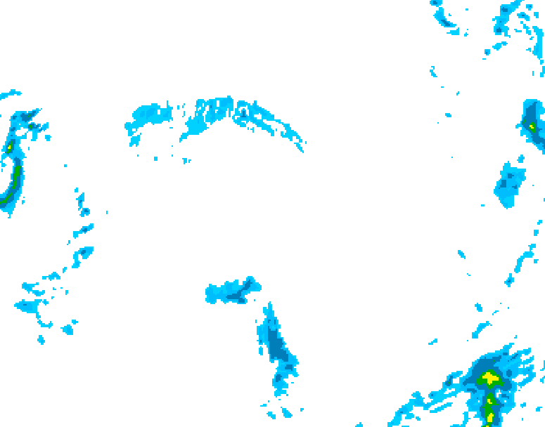 GDPS precipitation 168 hour forecast chart for Canada based on 2025/10/22 0000Z data