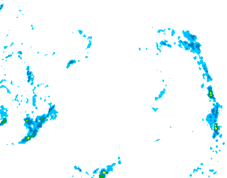 GDPS precipitation 060 hour forecast chart for Canada based on 2025/10/22 1200Z data