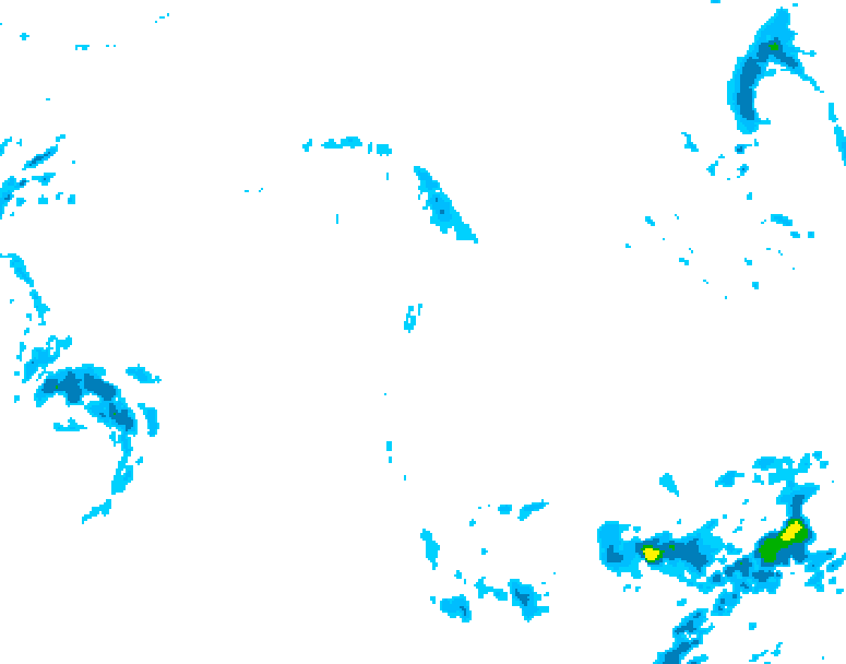 GDPS precipitation 168 hour forecast chart for Canada based on 2025/10/22 1200Z data