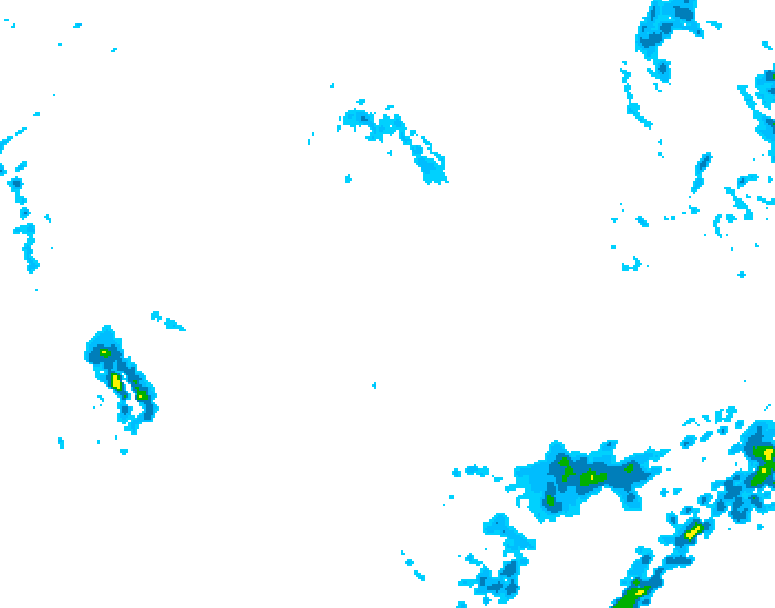 GDPS precipitation 180 hour forecast chart for Canada based on 2025/10/22 1200Z data
