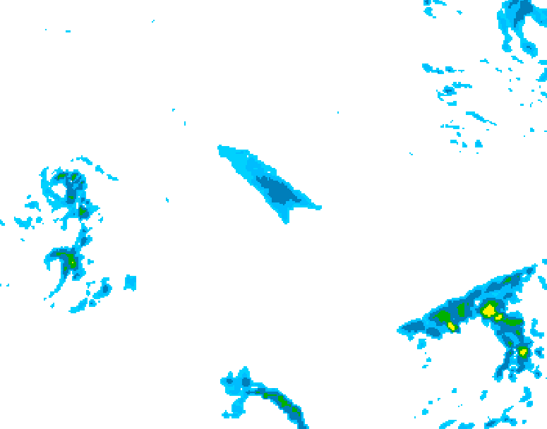 GDPS precipitation 144 hour forecast chart for Canada based on 2025/10/23 1200Z data