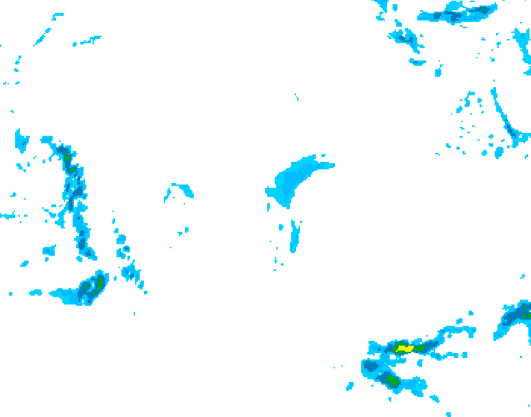 GDPS precipitation 204 hour forecast chart for Canada based on 2025/10/23 1200Z data