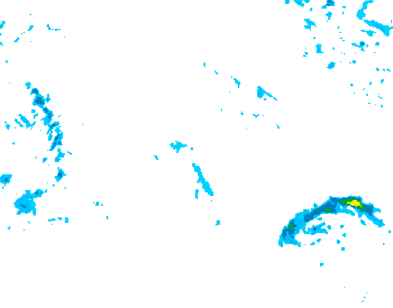 GDPS precipitation 228 hour forecast chart for Canada based on 2025/10/23 1200Z data