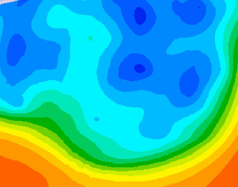 GDPS 500 millibar geopotential height 240 hour forecast chart for Canada based on 2025/10/24 0000Z data