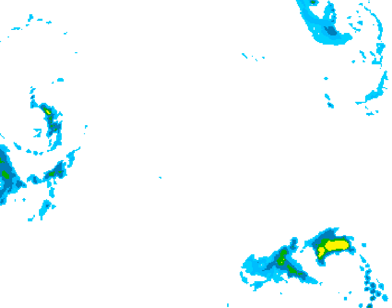 GDPS precipitation 168 hour forecast chart for Canada based on 2025/10/24 0000Z data