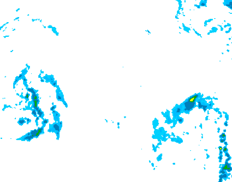 GDPS precipitation 192 hour forecast chart for Canada based on 2025/10/24 0000Z data