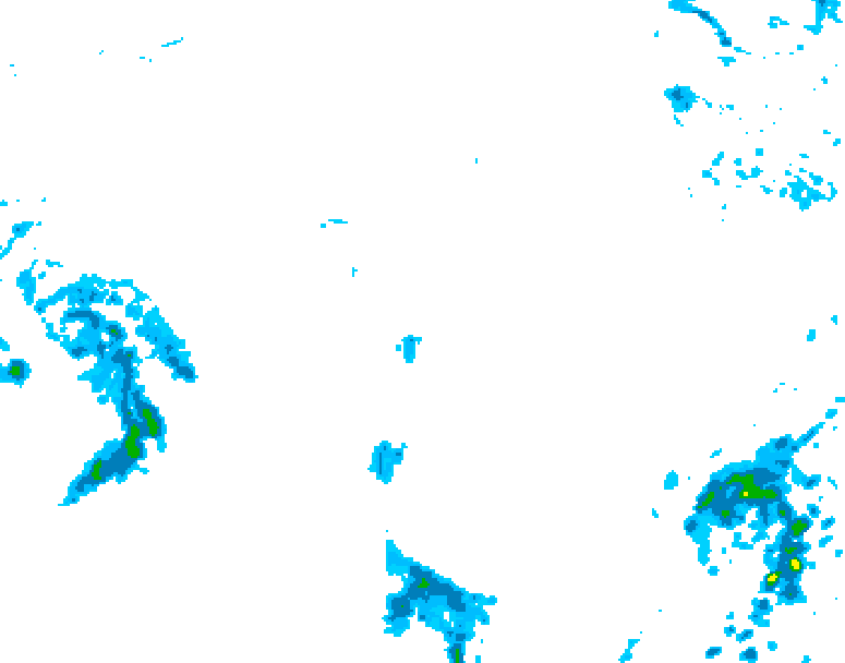 GDPS precipitation 108 hour forecast chart for Canada based on 2025/10/24 1200Z data