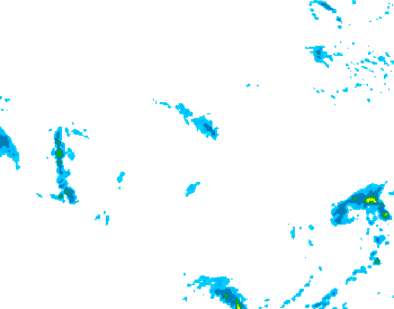 GDPS precipitation 120 hour forecast chart for Canada based on 2025/10/24 1200Z data