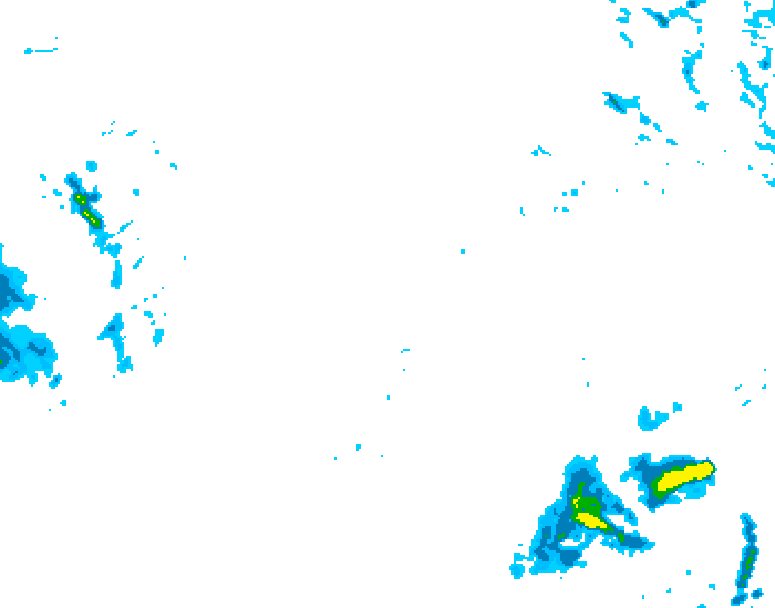 GDPS precipitation 156 hour forecast chart for Canada based on 2025/10/24 1200Z data