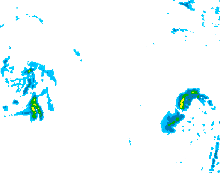 GDPS precipitation 174 hour forecast chart for Canada based on 2025/10/24 1200Z data