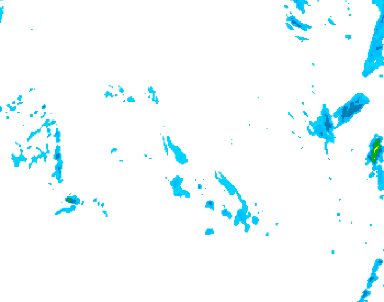 GDPS precipitation 216 hour forecast chart for Canada based on 2025/10/24 1200Z data