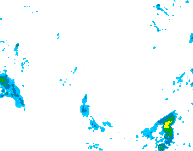 GDPS precipitation 072 hour forecast chart for Canada based on 2025/10/25 1200Z data