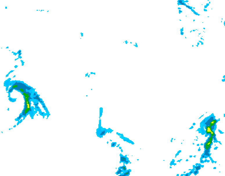 GDPS precipitation 084 hour forecast chart for Canada based on 2025/10/25 1200Z data