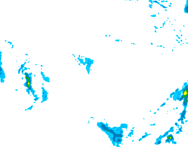 GDPS precipitation 096 hour forecast chart for Canada based on 2025/10/25 1200Z data