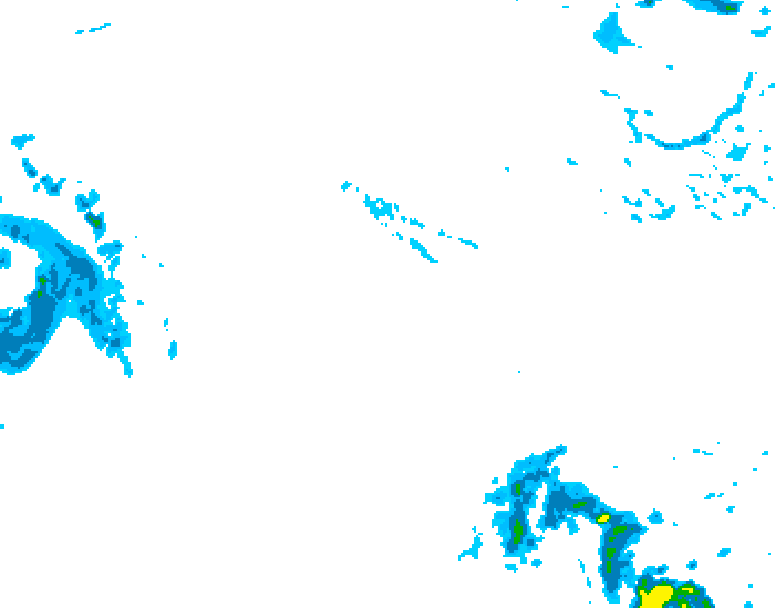 GDPS precipitation 120 hour forecast chart for Canada based on 2025/10/25 1200Z data