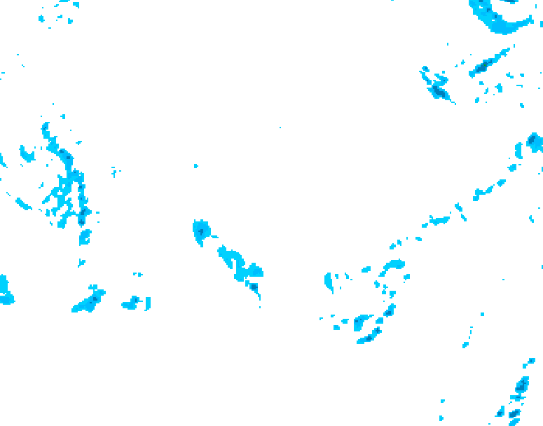GDPS precipitation 180 hour forecast chart for Canada based on 2025/10/25 1200Z data
