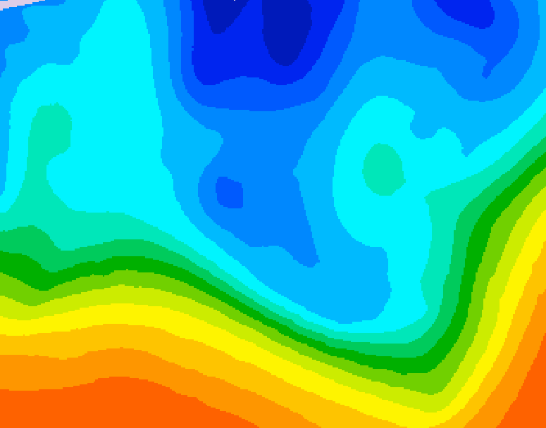 GDPS 500 millibar geopotential height 210 hour forecast chart for Canada based on 2025/10/26 0000Z data