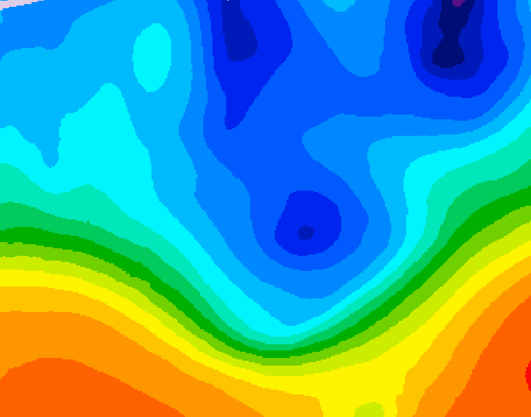 GDPS 500 millibar geopotential height 192 hour forecast chart for Canada based on 2025/10/26 1200Z data