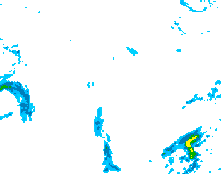 GDPS precipitation 060 hour forecast chart for Canada based on 2025/10/26 0000Z data