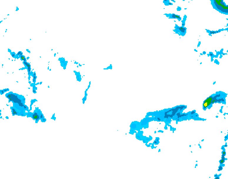 GDPS precipitation 144 hour forecast chart for Canada based on 2025/10/26 0000Z data
